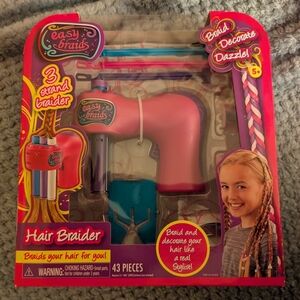 NEW Easy Braids 3-Strand Hair Braider Kit – DIY Braid Decorator Dazzler – Sealed